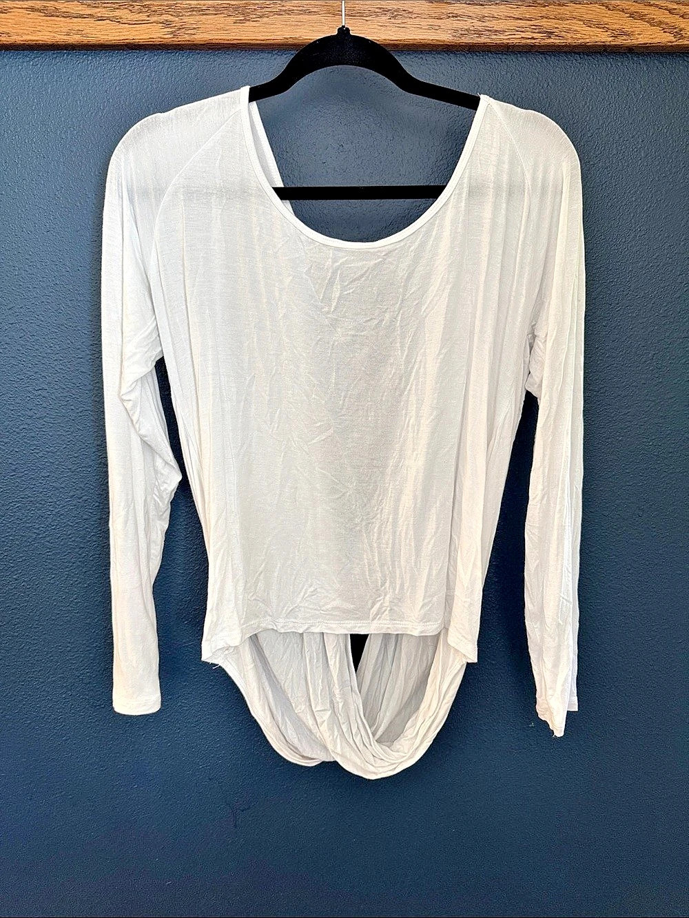 Zyia Active Namaste Long Sleeve T White Large